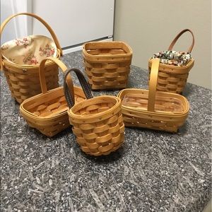 Six Longaberger Baskets